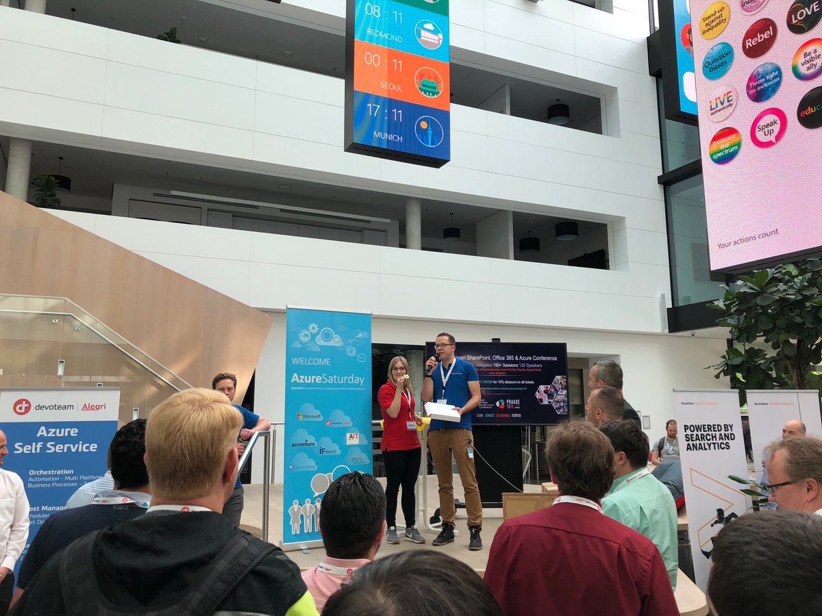 _tho_'s tweet photo. #Munich is #Cloudy. #AzureSaturday was a really great event. See you next year. #Azure #Cloud #SAP https://t.co/lQl3XAMiFN