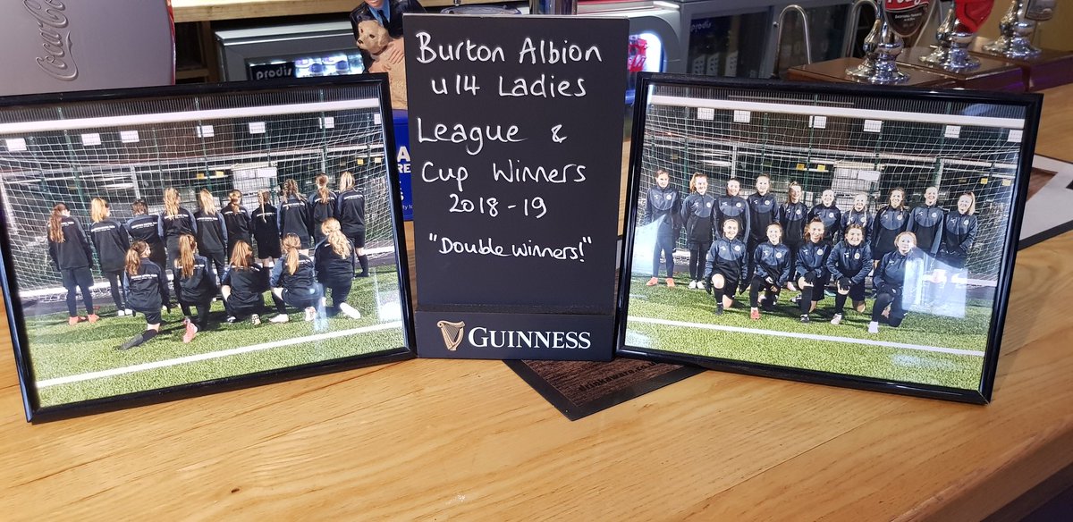 Strettonsocial1's tweet photo. Congratulations to Burton Albion Ladies u14s, League and Cup Winners, we are delighted to gave been one of the sponsors of this team of very talented young women. https://t.co/UgtvQg77K6