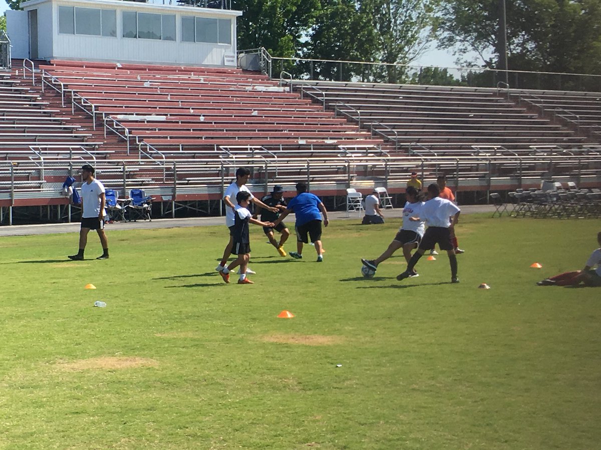 Great turnout for the first Douglas Soccer Camp! Playing Zombie game Don’t let the Zombie get you!!! <a href="/trevormitchell4/">Trevor Mitchell</a> <a href="/DHS_info/">Douglashighschool</a> <a href="/smrsports/">Sand Mountain Sports</a> <a href="/marshall_school/">Marshall CO. Schools</a>