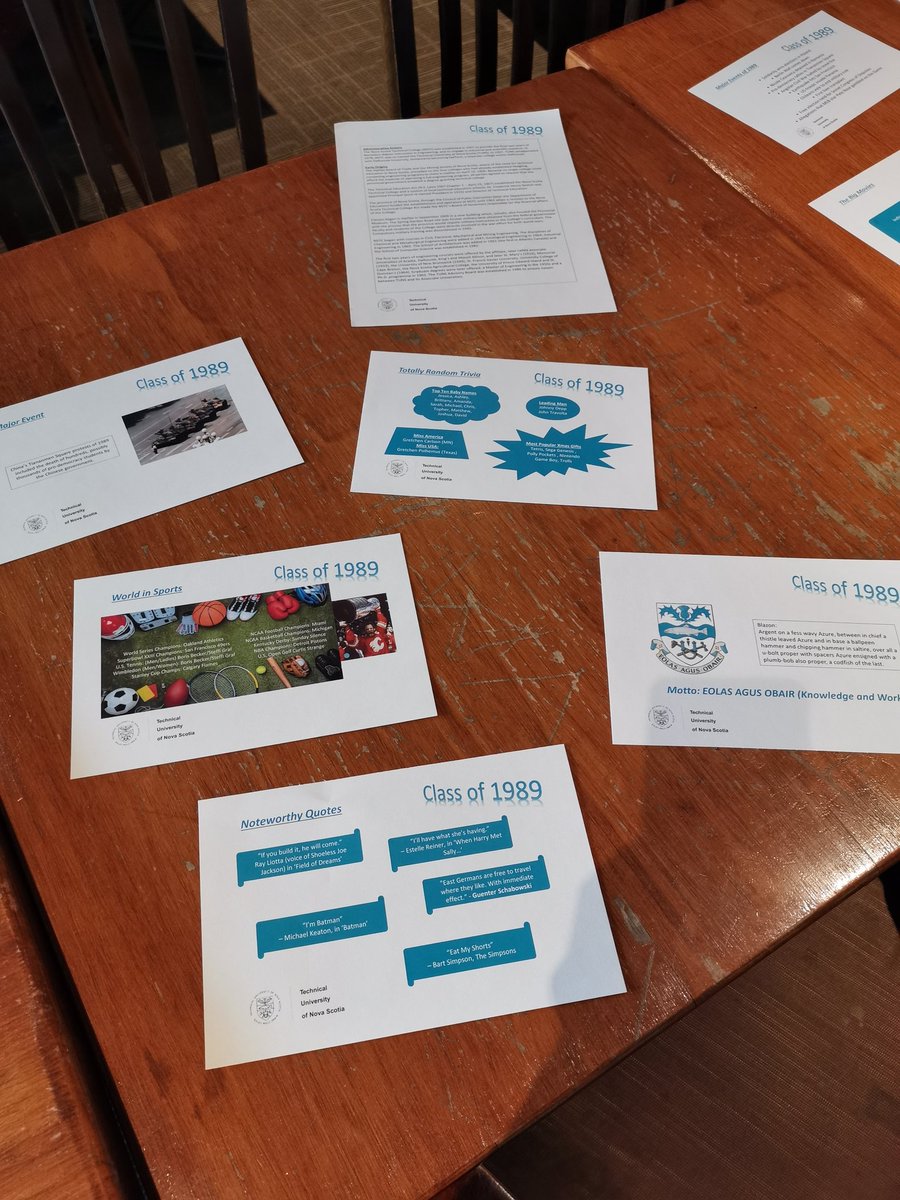 DalEngineering's tweet image. Electrical Engineering class of 1989 celebrating their 30th anniversary today! #engineering