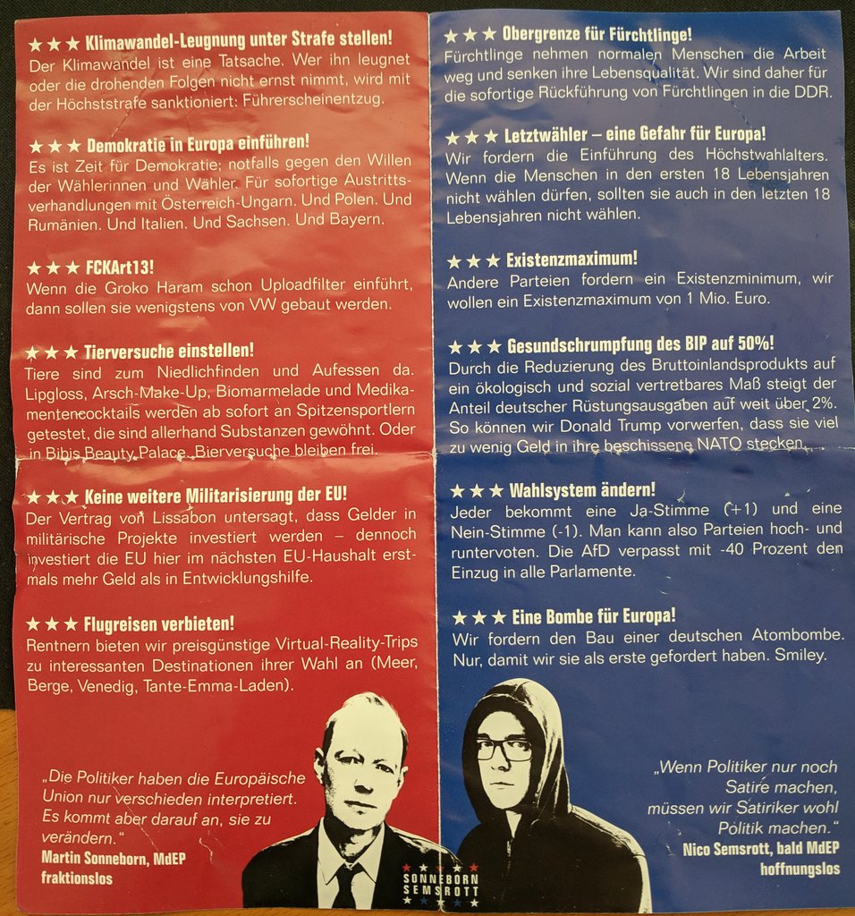 AlbanBecker's tweet photo. @DiePARTEI ich lache mal wieder mehr als ich sollte... 🙄 https://t.co/bNXFVHxPUj