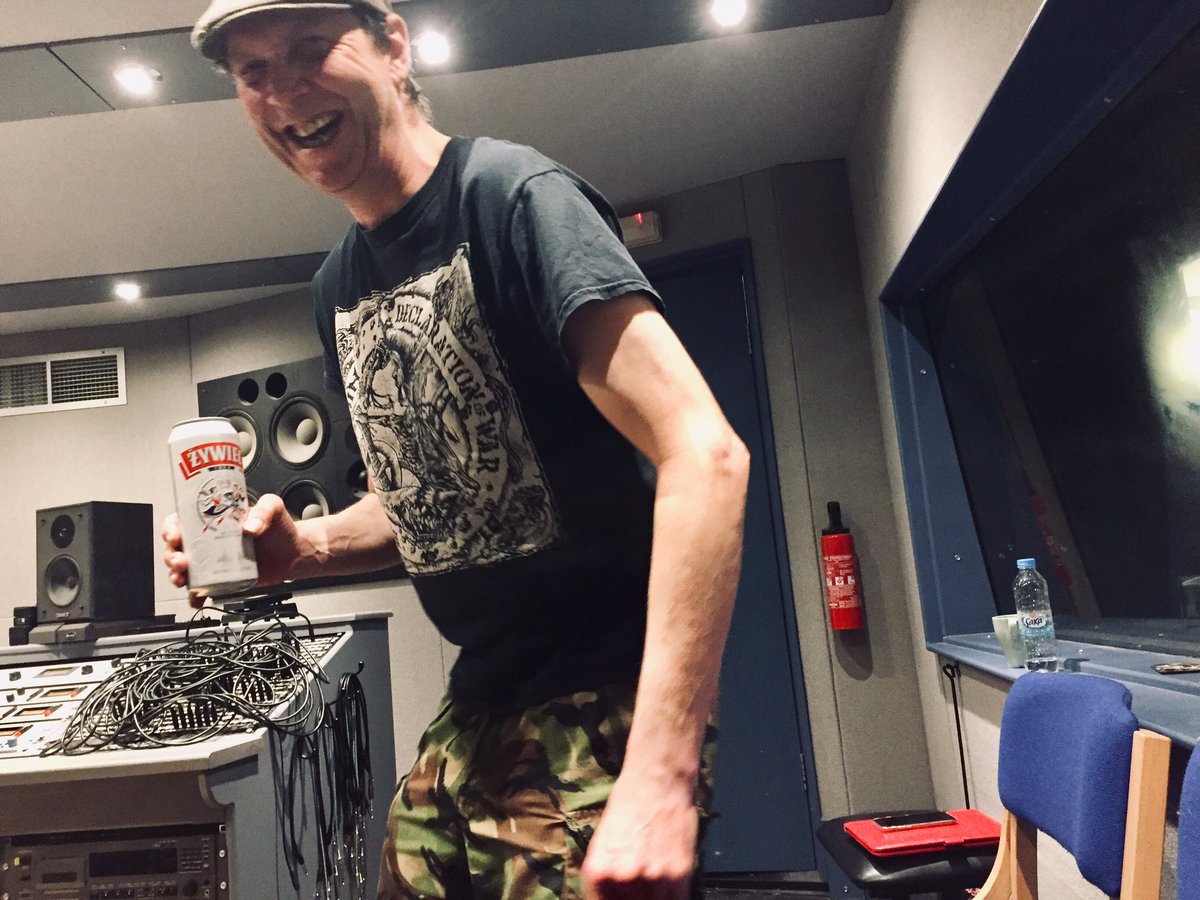 Serious recording business! #thepukesband #patcollier #recordingnewalbum