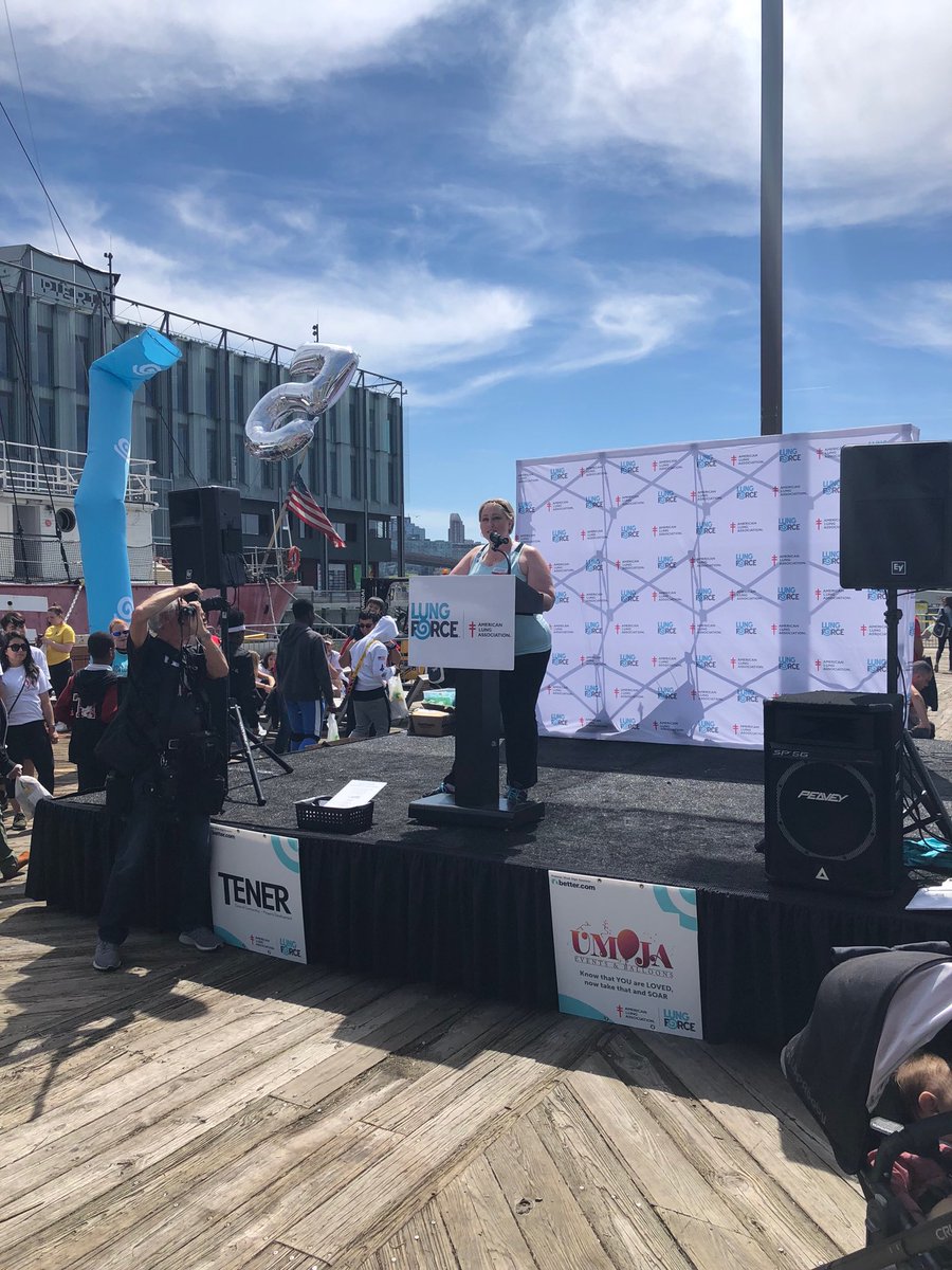 Dana Fitzgerald representing CVS at our annual Lung Force walk in NYC!