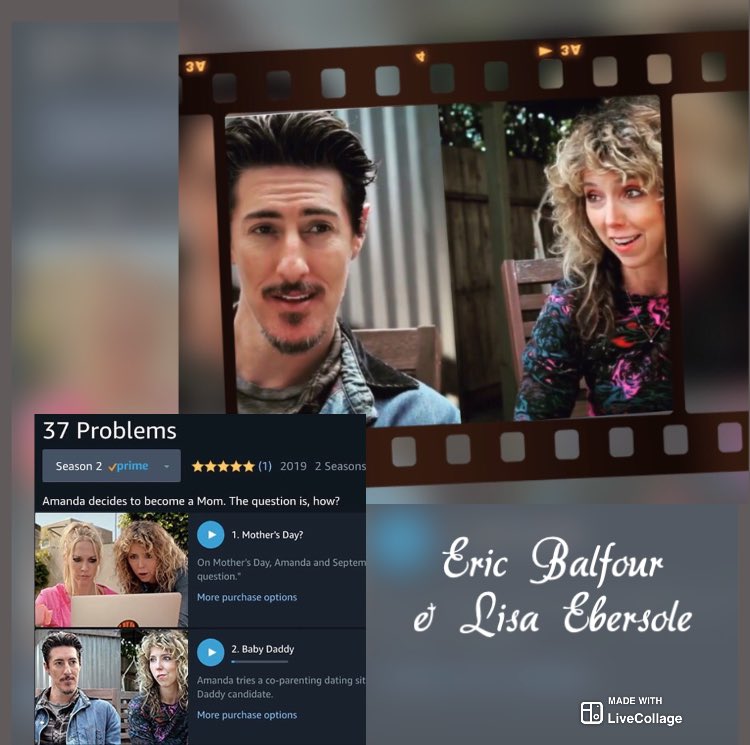 Jana_Calv's tweet photo. „A baby or not, maybe a baby 👶 - that’s the question. You only need the perfect baby daddy. Check out this funny, cute and hilarious webseries „37 Problems“ of/ with Lisa Ebersole &amp; Eric Balfour. https://t.co/ZYu83yFSmb . Shared by @lisaebersole . https://t.co/n6zAp0o3yA https://t.co/SvV4aZNwcc