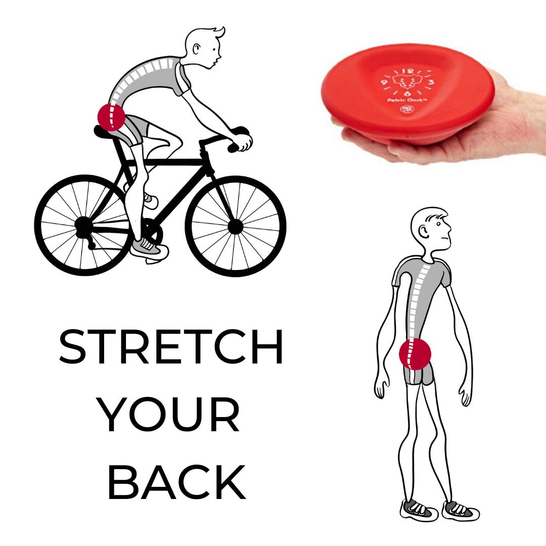 PelvicClock's tweet photo. Nearly 50% of overuse injuries suffered by professional cyclists involve the lower back. Visi https://t.co/TFPh7kMaBY to learn more. #cycling  #cyclinglife https://t.co/DrwrRZeJFZ