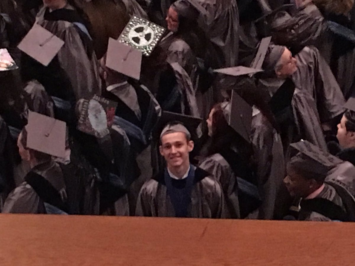 WTOV_BPhillips's tweet photo. Congrats! A couple of brand new #EasternGatewayCommunityCollege graduates! @Steuby_Kicker35 and Mr. Jacob Noble! @WTOV9 #RRR https://t.co/o7NmdbevgD