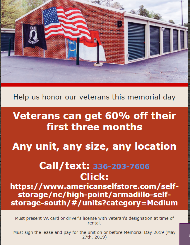 Armadillo Self Storage on Twitter "MemorialDay…