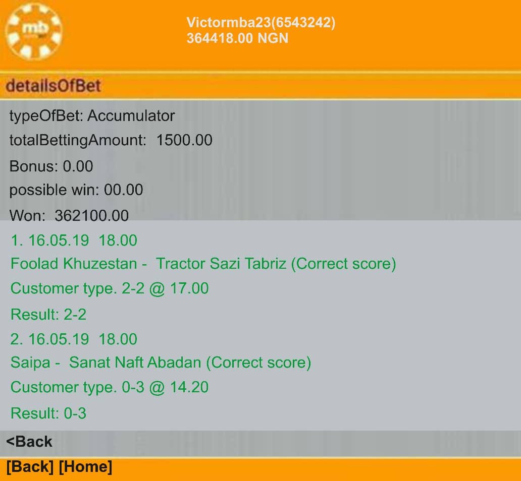 ClementFixed's tweet image. Congratulations to all my VIP winners it was first a scam but now you can the world that we are legit in our business,dm me for tomorrow fixed match and payment after win