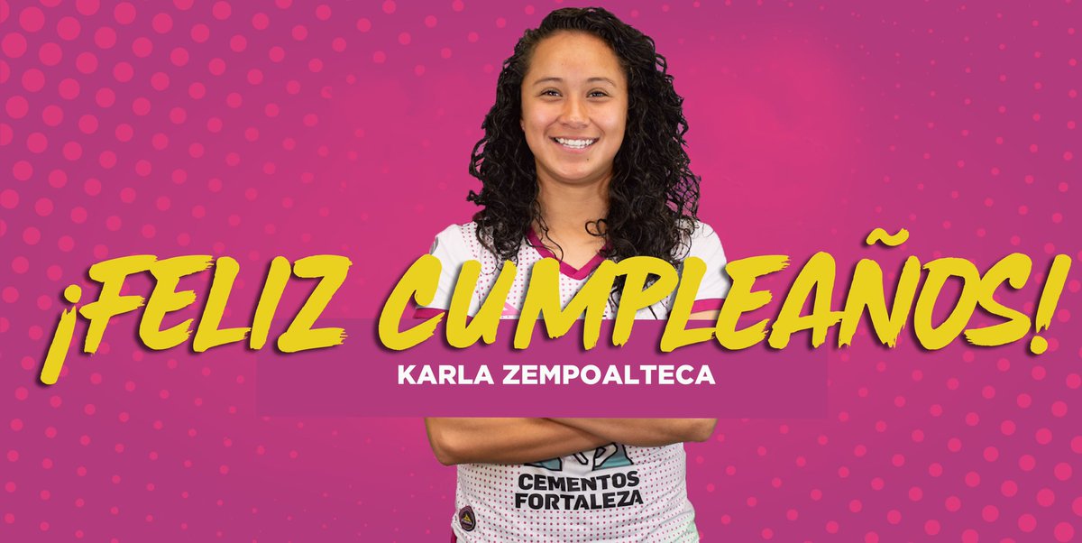 ¡@KarlaZHdez está de fiesta hoy!

🥳 Muchas felicidades ‘Zempo’, gracias por defender nuestros colores con dedicación y entusiasmo.

👇🏼 Déjenle sus felicitaciones a nuestra seleccionada nacional.