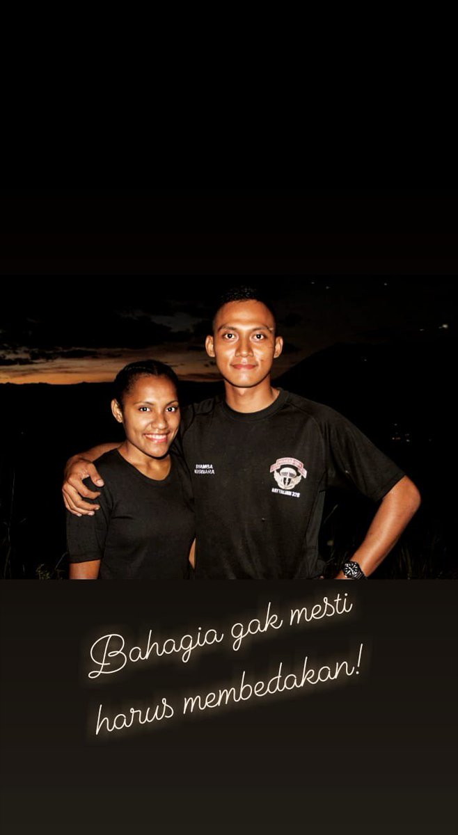 SyambaK's tweet photo. Bahagia gak mesti harus membedakan! https://t.co/zk9le0pTK0
