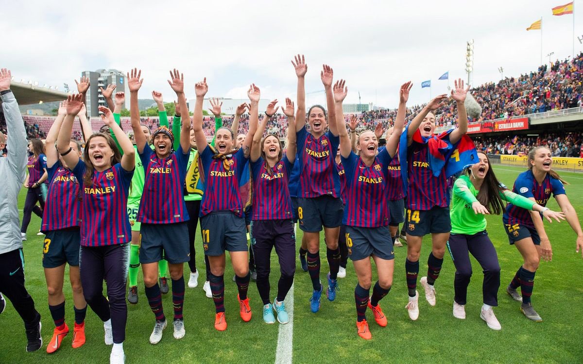PenyaAlmogavers's tweet photo. Per nosaltres ja heu guanyat @FCBfemeni , ja ens heu guanyat. Ara a per la cirereta. #orgull #força #UWCLFinal #FoçaBarça #SouLesNostresCampiones #FCBlives #FCB1899 #SomLaGentBlaugrana #olBARÇA #olFCB #futfem #UnCritValent https://t.co/bzifV8GjRV
