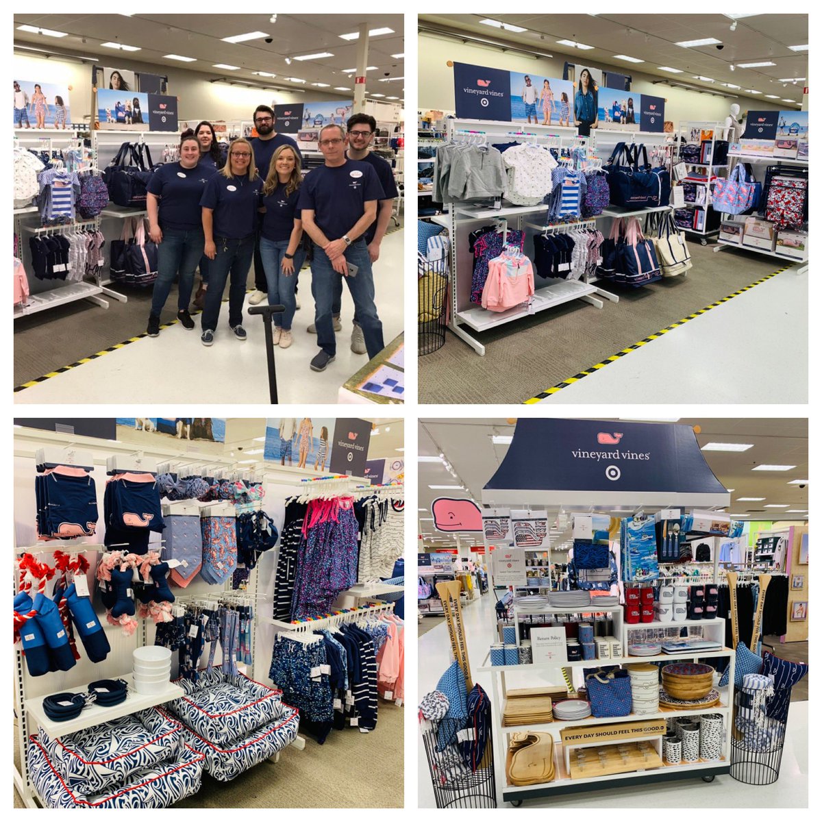 Ready for Vineyard Vines at T1254! 🐳