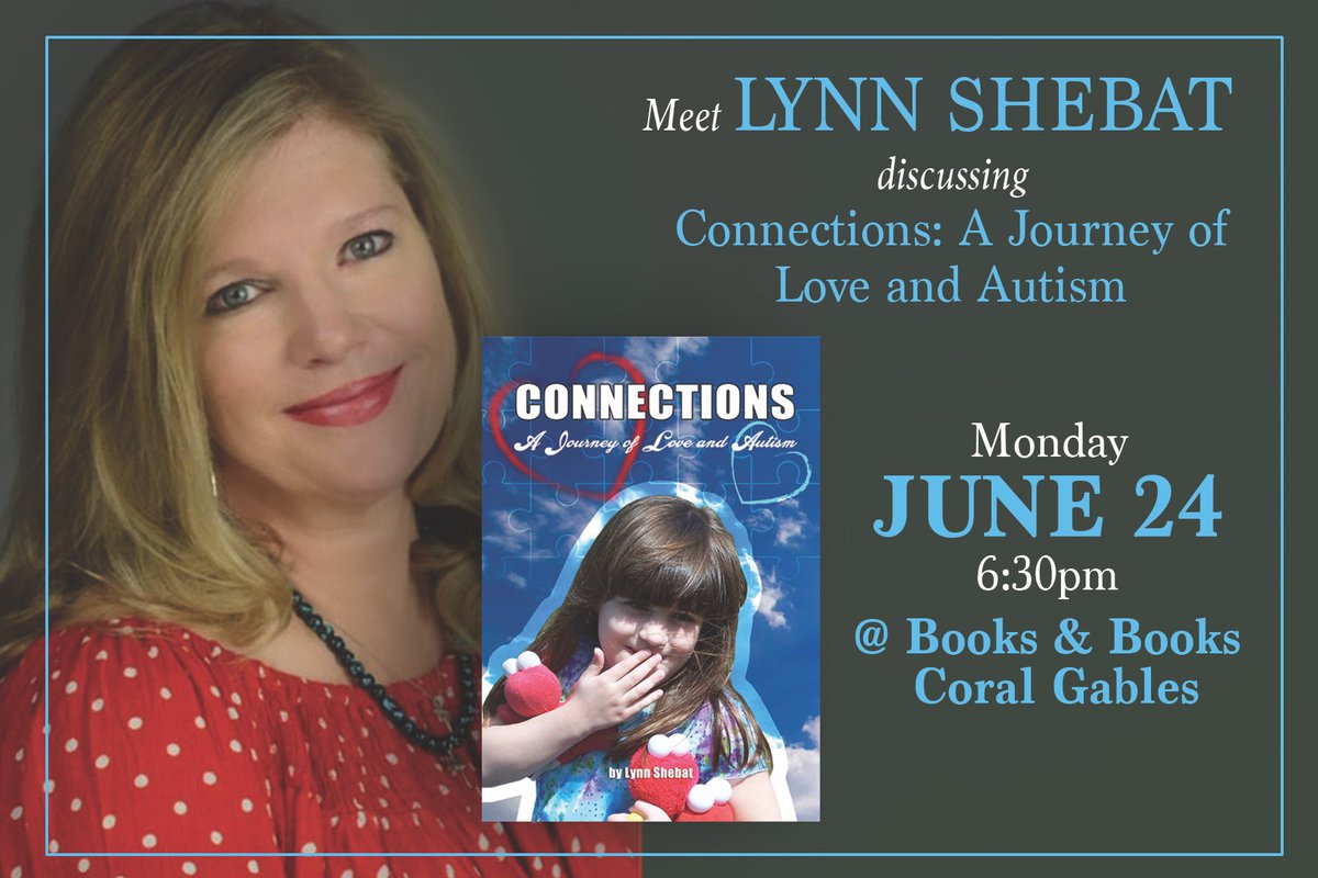 Hey, South Florida, come join me for my first book launch and discussion at Books and books. <a href="/BooksandBooks/">Books & Books</a> @1010Publishing #Autism #Autism_awareness #UNCARD