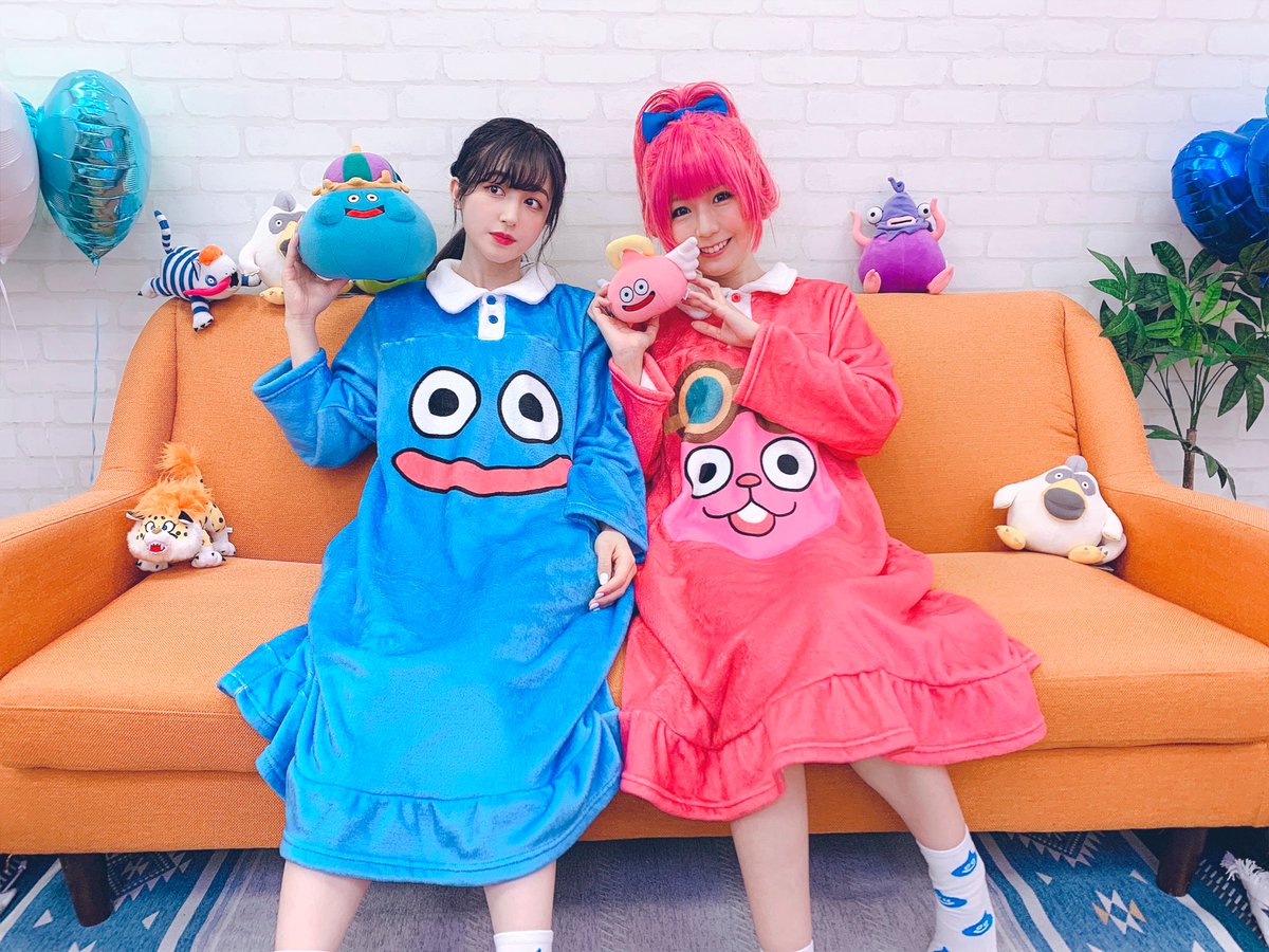 私がデザインした『スライムパジャマ』と『モガマルパジャマ』が星ドラ