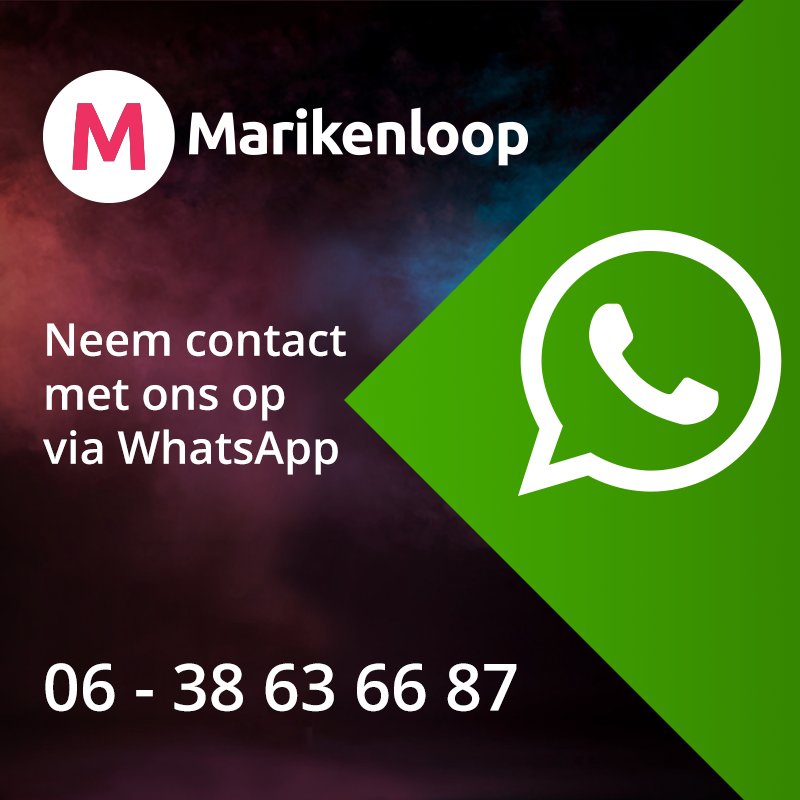 Marikenloop's tweet image. We zijn ook bereikbaar via WhatsApp!
wa.me/031638636687