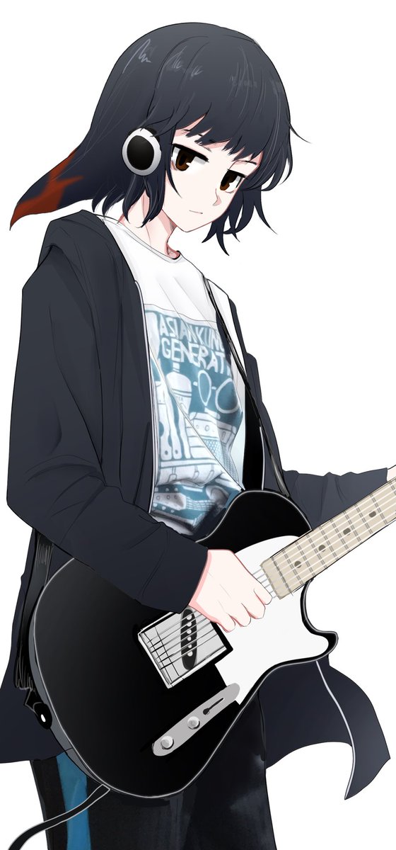 アデリーちゃんにギター弾いてほしいよね ササハラのイラスト アデリーちゃんにギター弾いてほしいよね ササハラのイラスト