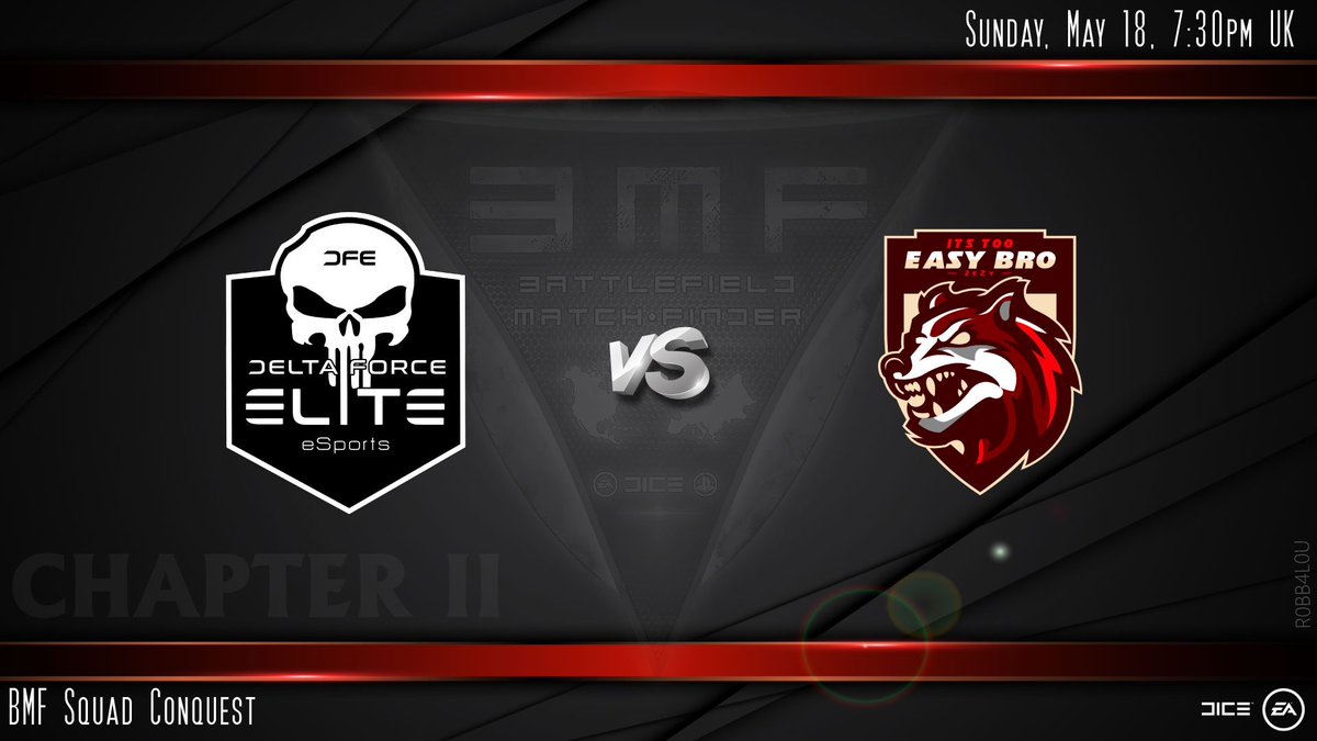We meet again! Second round of BMF Squad Conquest league <a href="/2eZyEsports/">ITS TOO EASY BRO</a>  @BMF26405751 
deltaforceelite.com