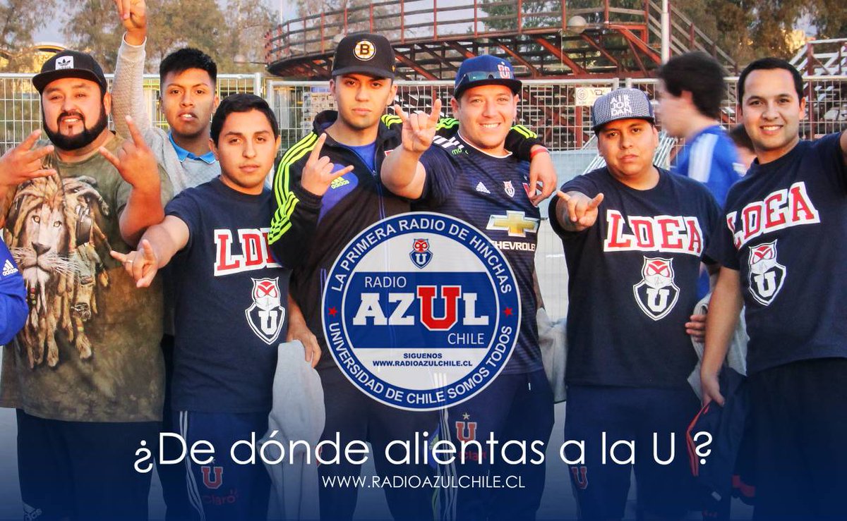 radioazulchile's tweet photo. Buenos días Azules 😎
De donde alientas a @udechile en la #PreviaAzul en #RadioAzulChile #LaUSomosTodos 👊📻 https://t.co/o6Z8qrBZnJ
