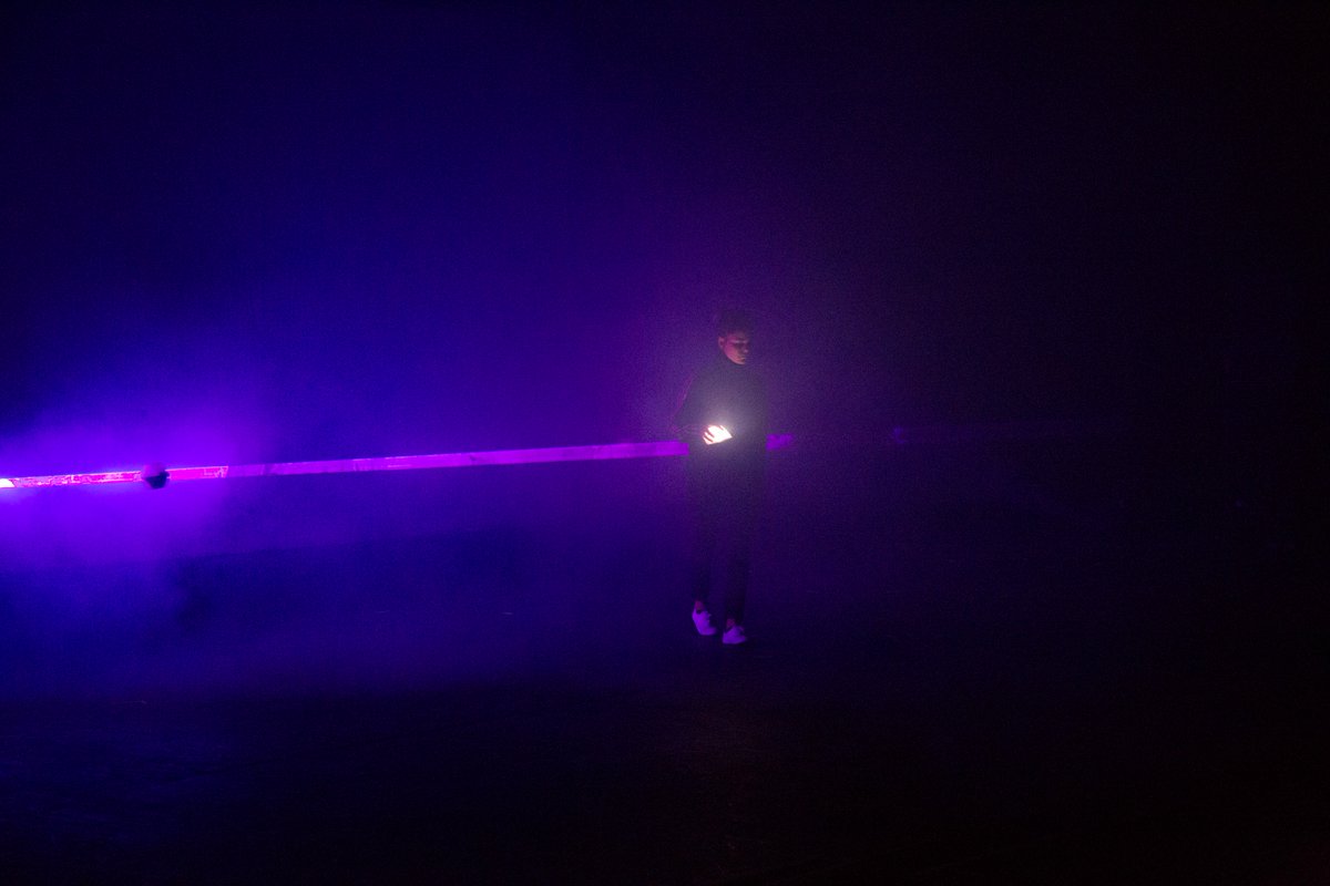 levfestival's tweet photo. La artista canadiense #MyriamBleau presentó en el Teatro de Laboral la premiere española de #Ballistics, su nueva performance audiovisual inspirada por el misticismo y la ciencia ficción popular. ⚡️ IMPRESIONANTE ⚡️
#LEV #LEVgijon @QuebecEspana @EmbCanEspana https://t.co/lEy6Xg0fE8