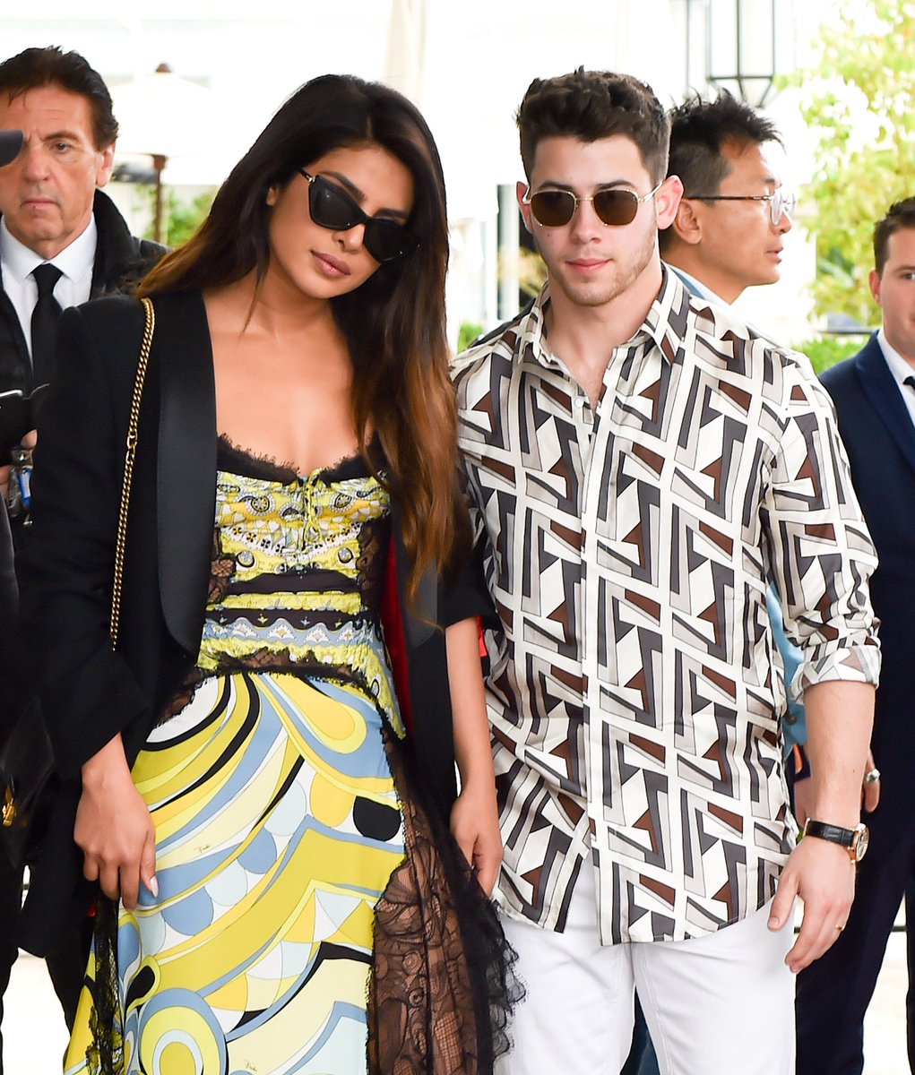 (REQUEST) Priyanka Chopra and Nick Jonas at Cannes 18 May 2019