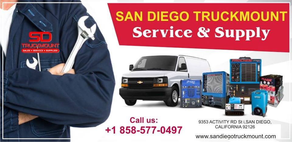 San Diego Truckmount Service and Supply is committed to catering to the  needs of the carpet, tile, stone and restoration industry in San Diego.  

http://sandiegotruckmount.comv