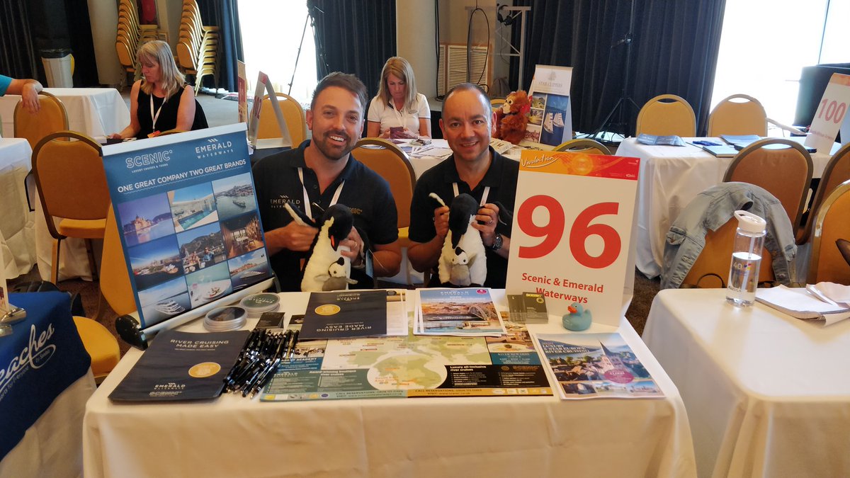 <a href="/ScenicEmerald/">Scenic & Emerald Cruises Totally Trade</a> ready for Speed Dating with Elliott &amp; Eliza at #AdvConf19