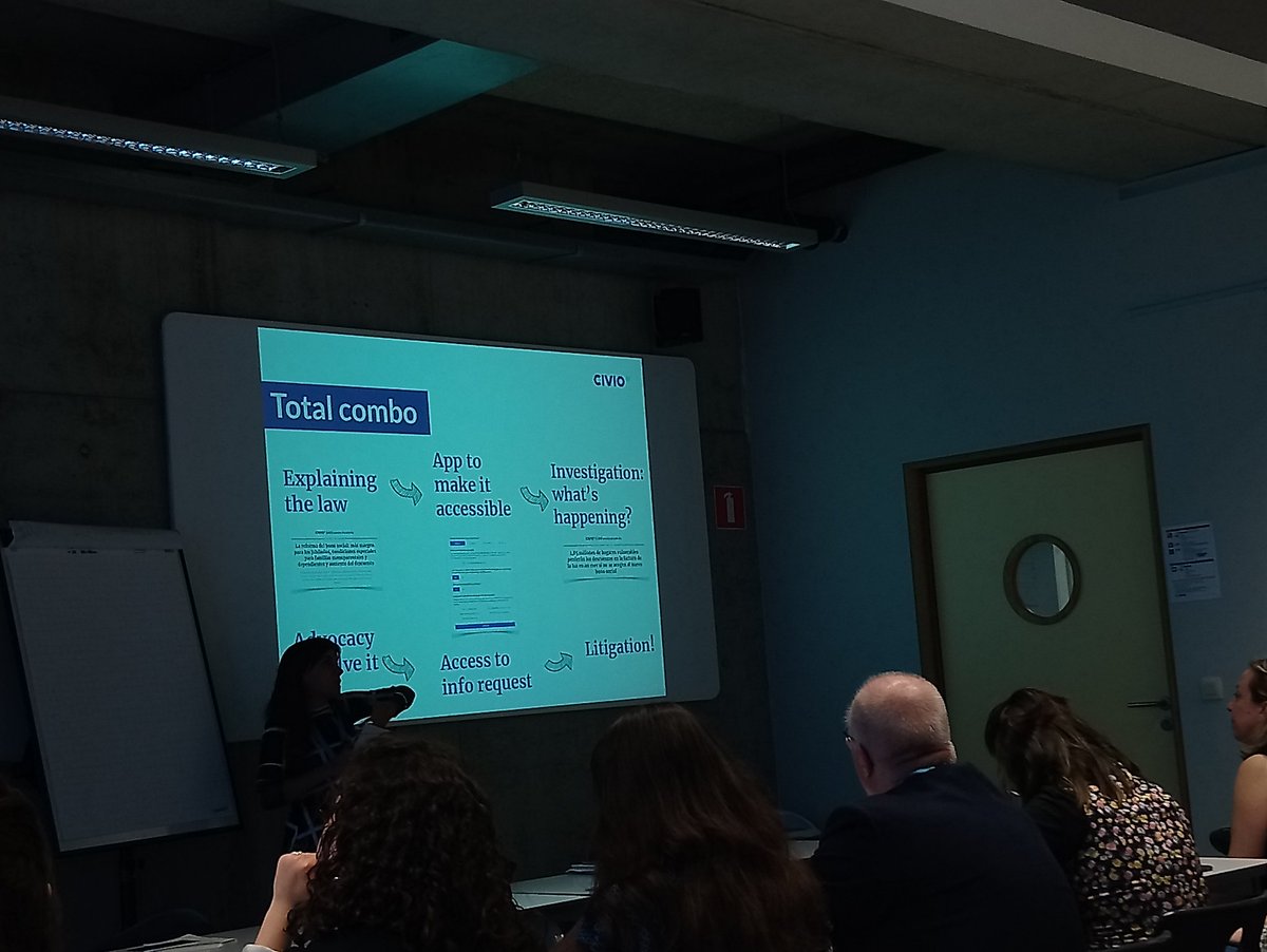 ChiaraSighele's tweet image. Exciting presentations at #EIJC19 about &apos;journalism with a cause&apos;, with @evabelmonte&apos;s explaining @civio&apos;s approach to it. So proud and happy to have @civio onboard in #edjnet