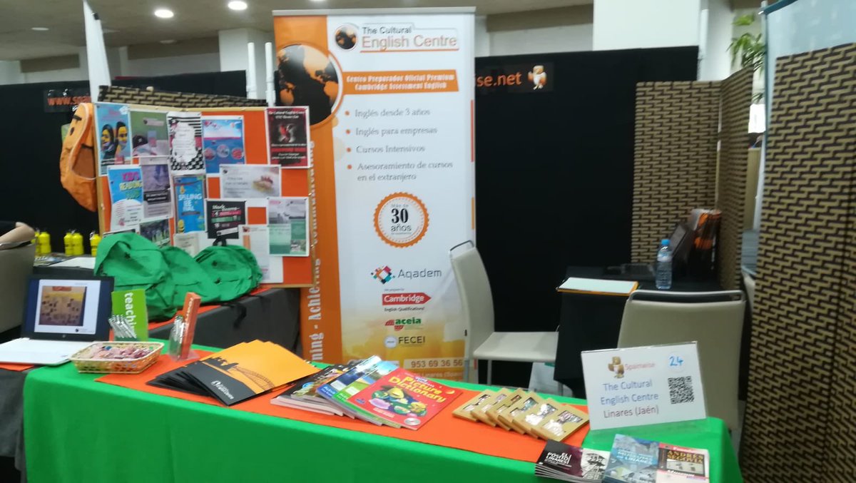 tcec_linares's tweet photo. The Cultural English Centre at @Spainwise job fair in Cรณrdoba. Come and join us! #tceclinares #spainwise #spainwisesouth #spain2teach #teachinspain https://t.co/3cgXEzfX4E