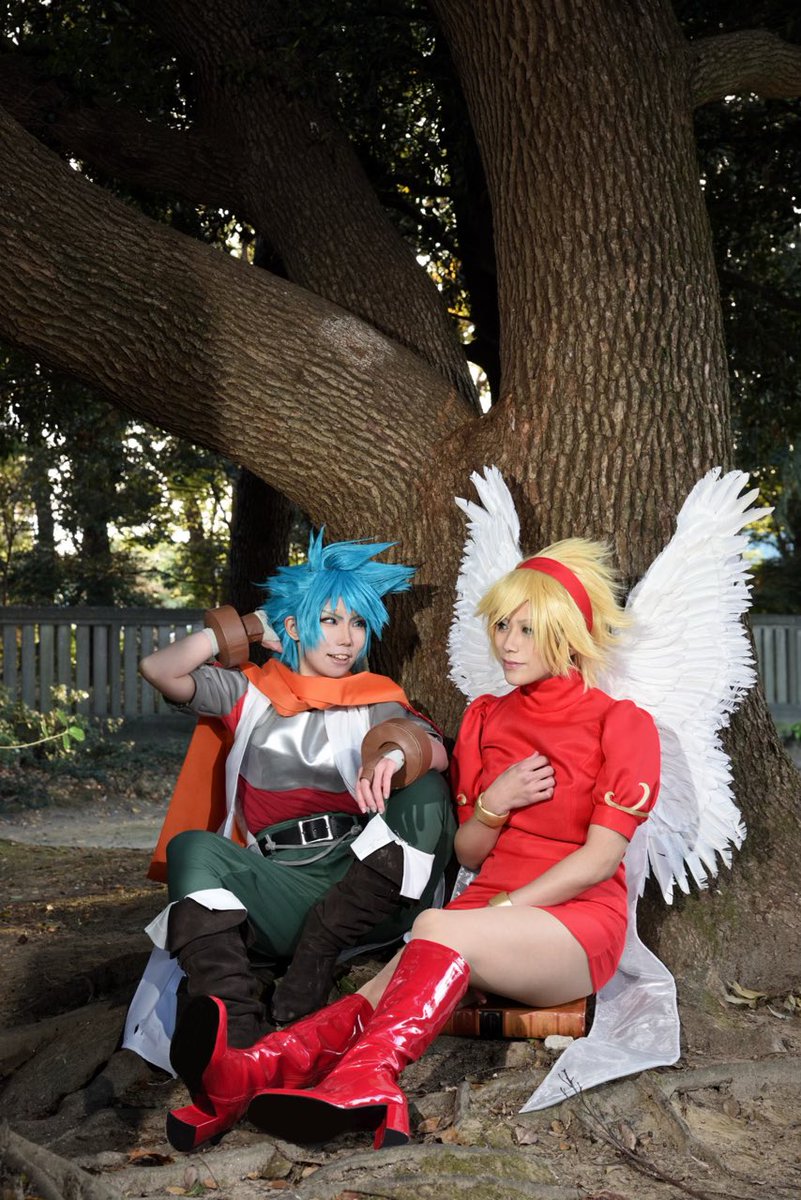 yuna_co2's tweet photo. 【cos:ブレス オブ ファイアⅢ】

邪悪とか神様とかよくわからない…
けど私はリュウのこと信じてるから。

リュウ:96崎さん(@96saki_0511)
ニーナ:由奈

photo:ころ♂さん(@korograph)
studio:フィル(@fill_aichi)

#1209BOF3 https://t.co/TtmDgiYn0j
