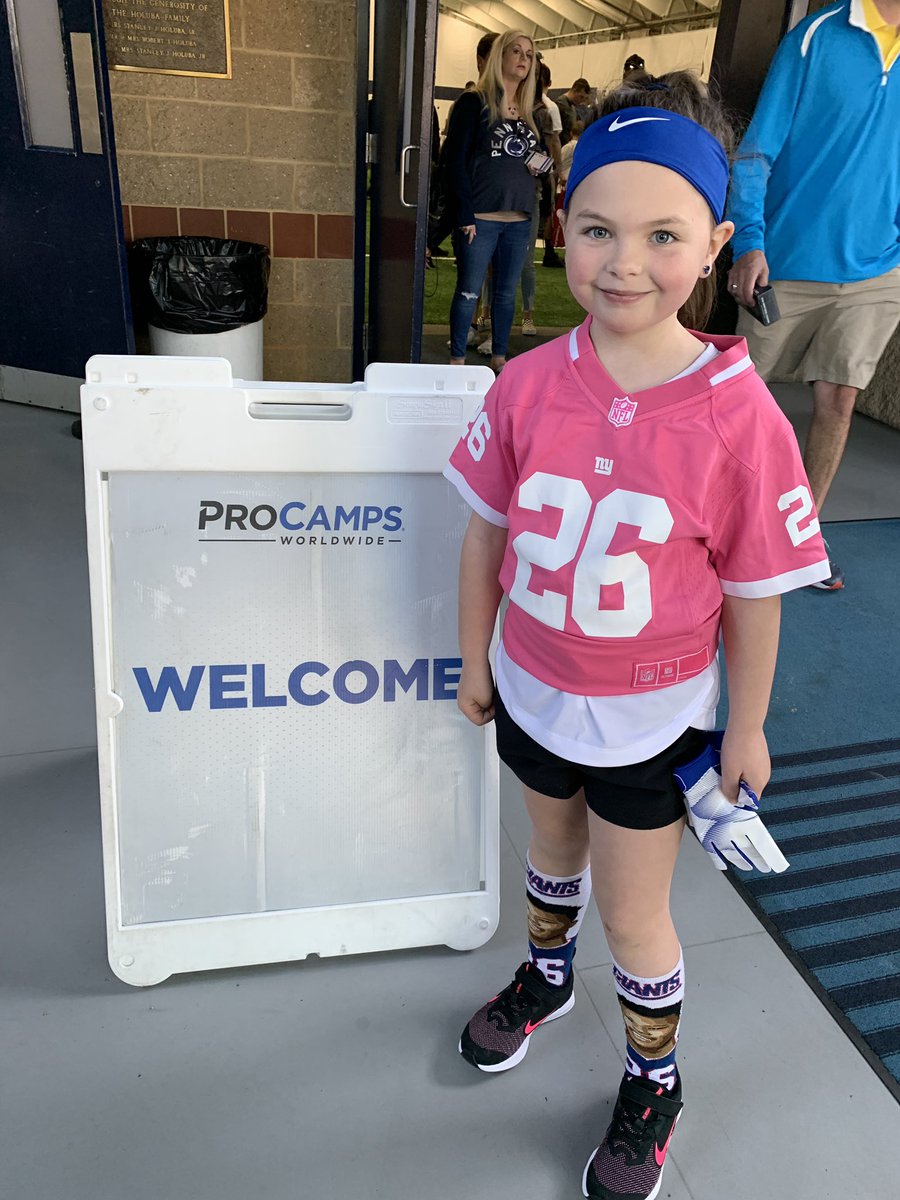 Saquon Barkley ProCamp ready!! @citibank @procamps @saquon #CloserToPro