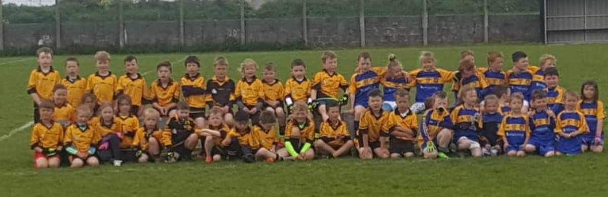 A great morning of football  for the <a href="/RealtNaMaraGAA/">Realt Na Mara GAA</a>  U8s in Gaelic Park with the visit of <a href="/CLGChillChartha/">CLG Chill Chartha</a>  U8s .Well done  to everyone involved 🖤💛&amp;🔵💛