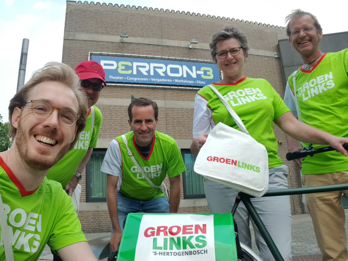 Nu huis aan huis in #rosmalen met leden van #GroenLinks #DenBosch