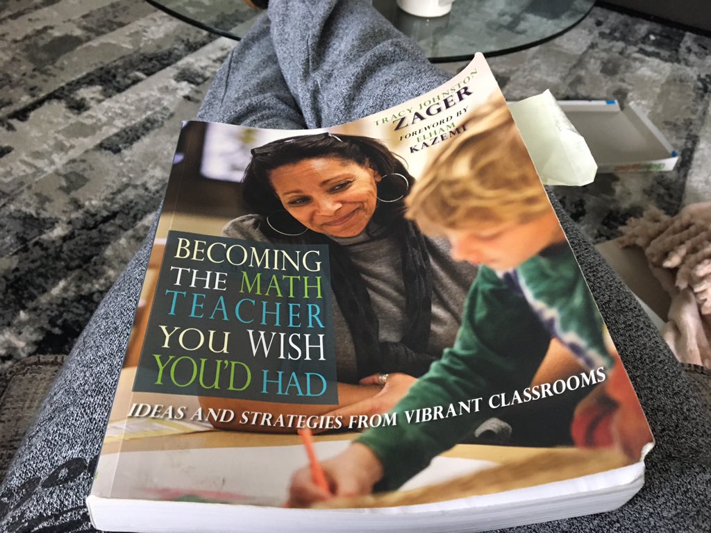 mickleja's tweet photo. Feeling inspired after having the chance to listen to @TracyZager  speak at OAME2019. “Good math teaching begins with us.” If you’re looking for a summer read- I highly recommend this book! https://t.co/5q9RtLyxSs