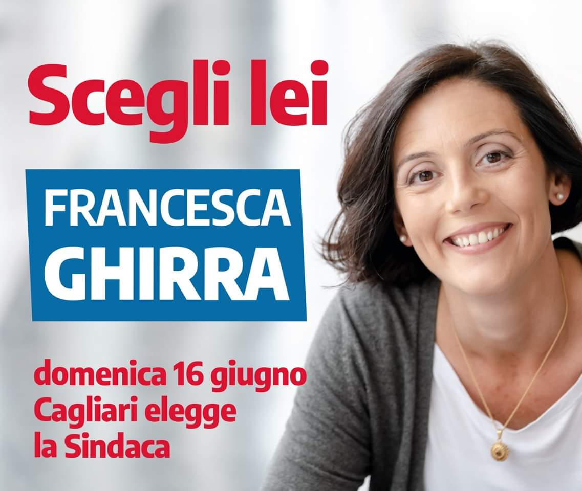 #Cagliari è pronta per una sindaca! Buona campagna elettorale a <a href="/fraghirra/">Francesca Ghirra</a> interprete di un centrosinistra moderno e al femminile. Il 16 giugno #sceglilei.

#atuttaghirra