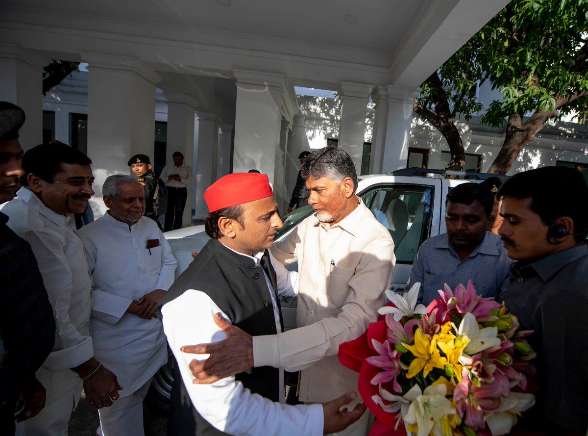 It is a pleasure to welcome Hon’ble Chief Minister Shri N Chandrababu Naidu Ji to Lucknow