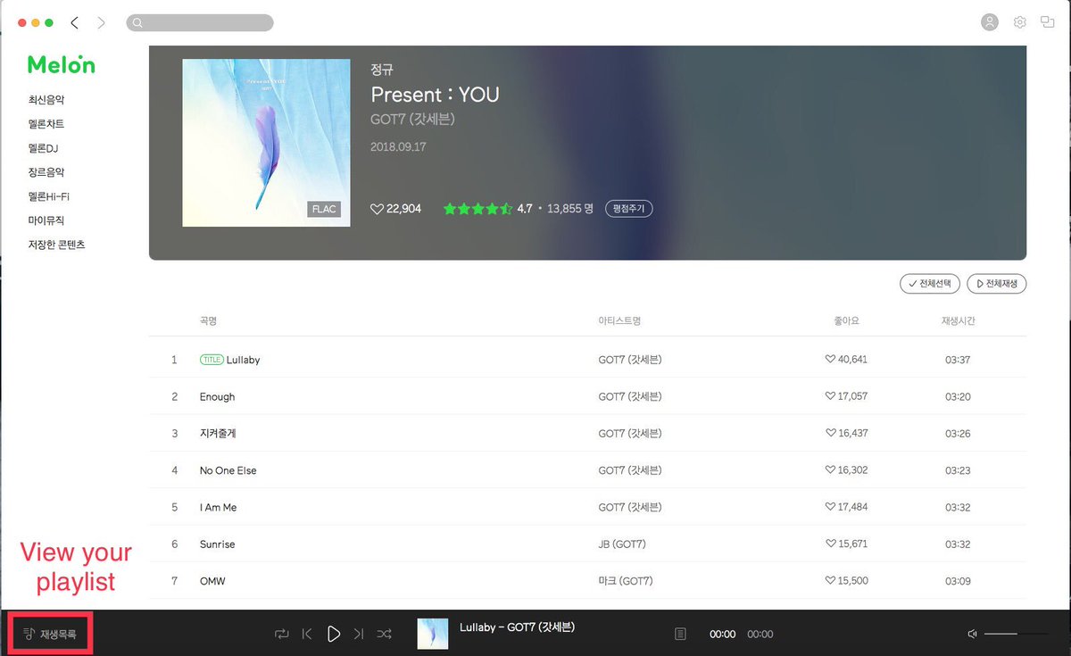How to stream and create a playlist on Melon for PC part 2: