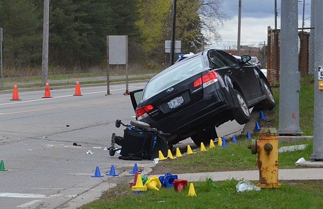 Remember everyone:Whether pedestrian, driver, or cyclist, safety in our public spaces is a shared responsibility. #VisionZero  #ZeroVision  #SharedResponsibility  #CarCulture https://globalnews.ca/news/5279154/car-strikes-wheelchair-guelph/