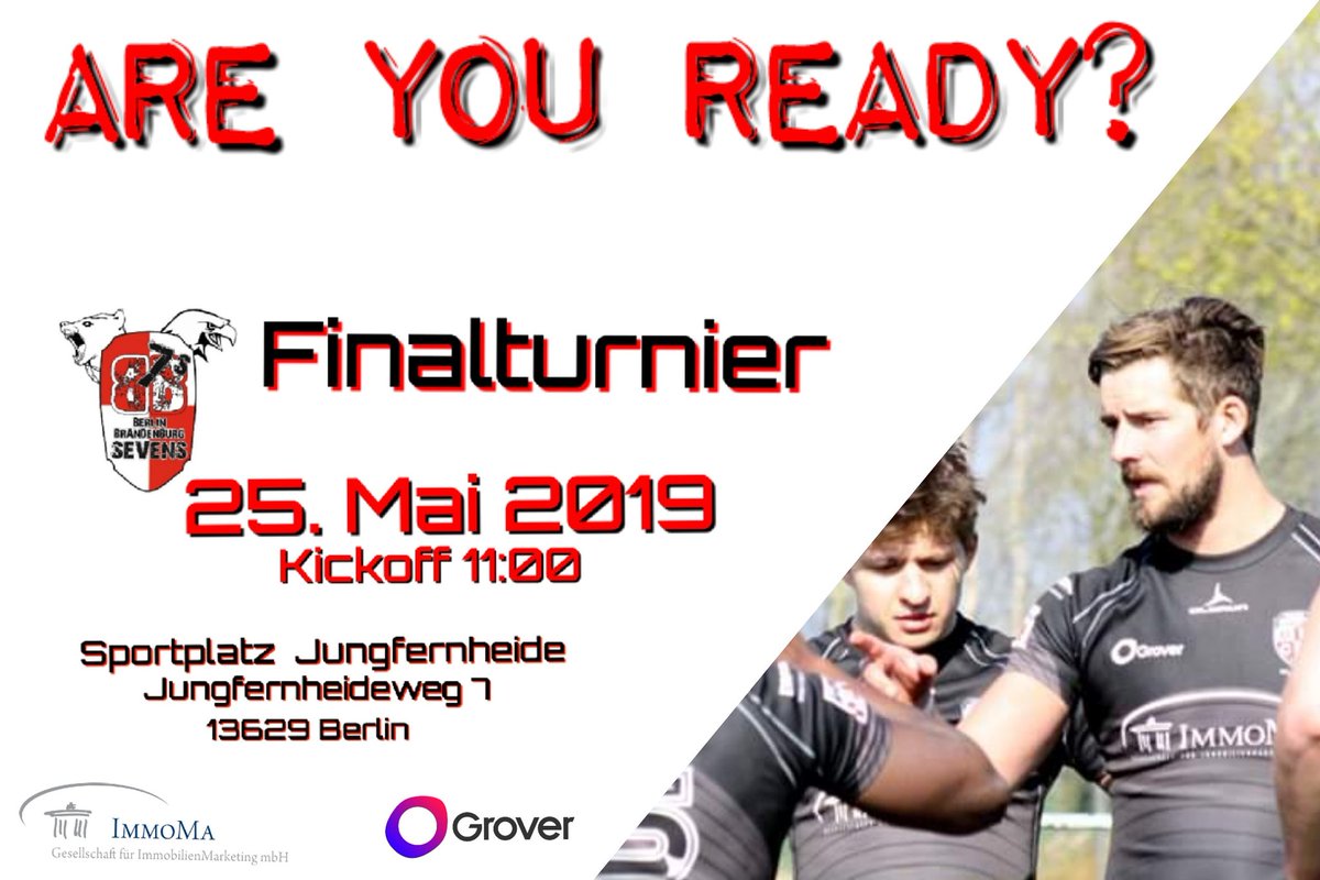 ➖ Ready for the final? ➖
Challenge accepted -  It will be a heartbeat final as #BRCRugby7s need a win that leg and score +63 points to win the #BB7s-Series 2018/19 if Rugby-Potsdam reach the final.