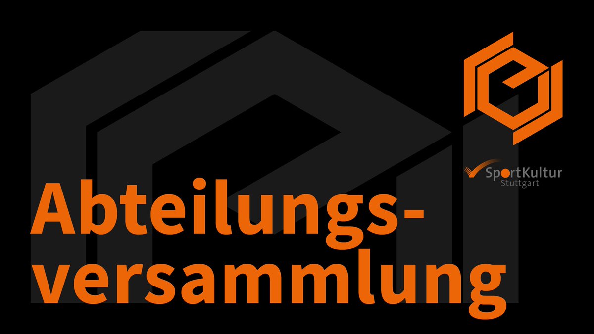 - Abteilungsversammlung -
 esport-stuttgart.de/abteilung/abte…
#eSport #Gaming #Verein #Stuttgart

Die Abteilung eSport lädt alle Mitglieder und Interessierten zur Abteilungsversammlung ein! Diese findet am 07.06. ab 18 Uhr im Tennisheim in Rohracker statt.

Anträge bitte bis zum 05...