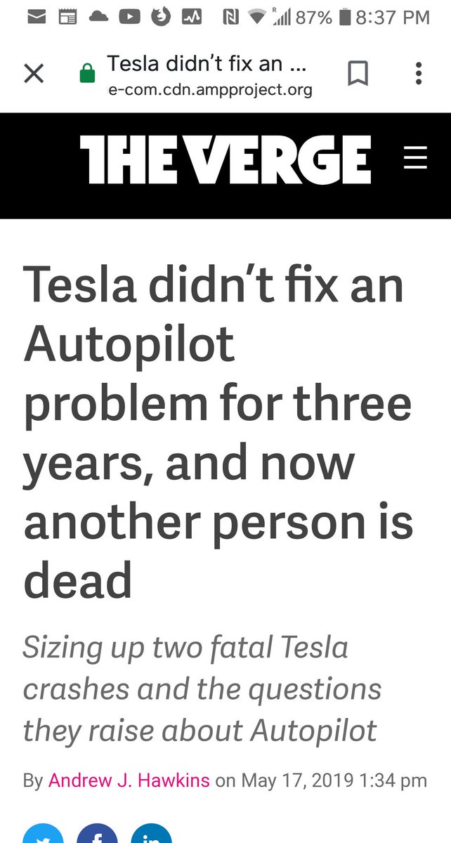 FraudGuts's tweet image. #teslaautopilotissues
