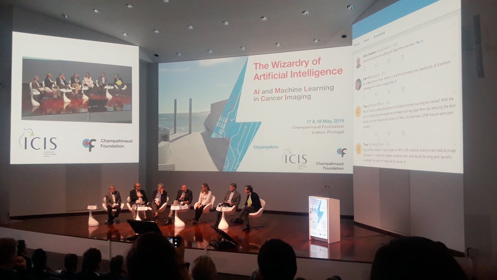 iamluz25's tweet photo. A wonderful meeting done by amazing people. A very interesting and informative set of lecturers and discussions at @ChampalimaudF #AI_CI @ICIS_News https://t.co/xYQvkSM9v3