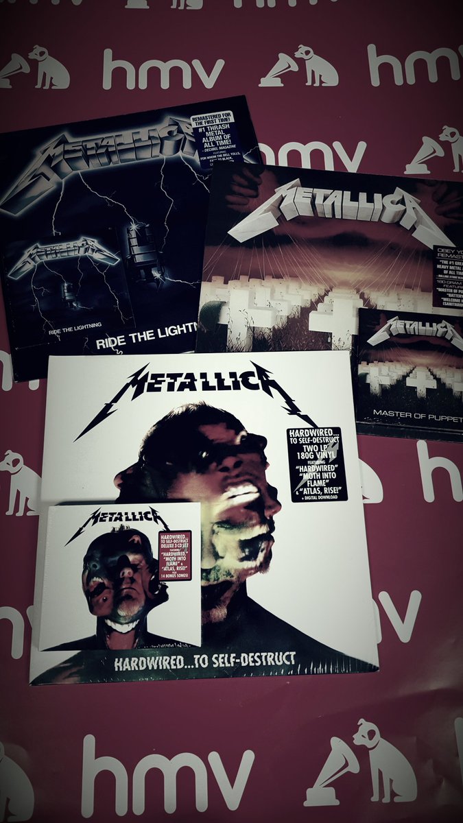 hmvBelfast's tweet photo. #Metallica hit Ireland in just under 4 weeks time when they bring their #hardwiredtour to @slanecastle
We've got you covered @hmvBelfast with all things @Metallica https://t.co/PyGDWRdaeR