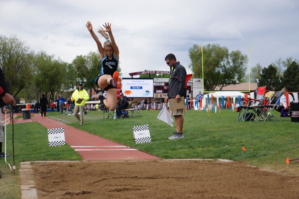 VaCourierSports's tweet image. Avery Palmgren of Sangre de Cristo is the 2019 1A Girls' Long Jump State Champion. #coprep #preptrack&amp;amp;field
