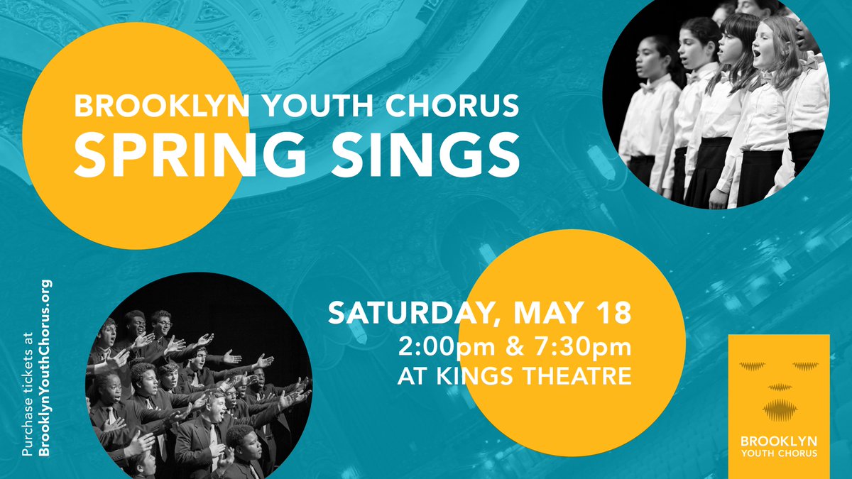 BYChorus's tweet photo. Today's the day! 🎉

Join us at Kings Theatre for our annual all-day choral extravaganza: Spring Sings! https://t.co/FpAB6xIGi4

If you capture any photos from today's concerts, don't forget to tag us and use #SpringSings. See you there! https://t.co/YLgmmVAjZp