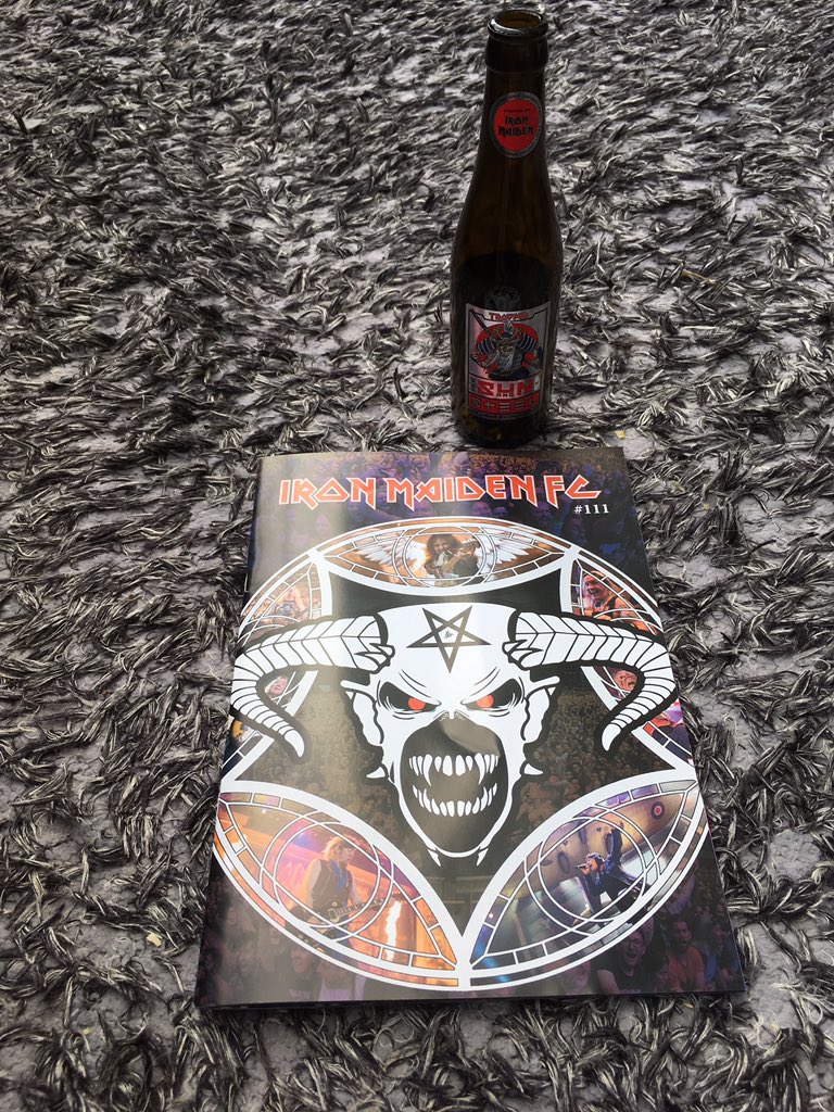 kev_robs's tweet photo. @IronMaidenBeer @BBCSport @northwest200 @peterhickman60 And the latest issue of the FC magazine to read during the delays 👍👍 https://t.co/jo2GMzMdgX