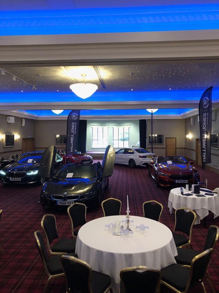 Brilliant event today in the Carden Suite with <a href="/HALLIWELLJONES/">Halliwell Jones</a>. Which car is your favourite?? 😍