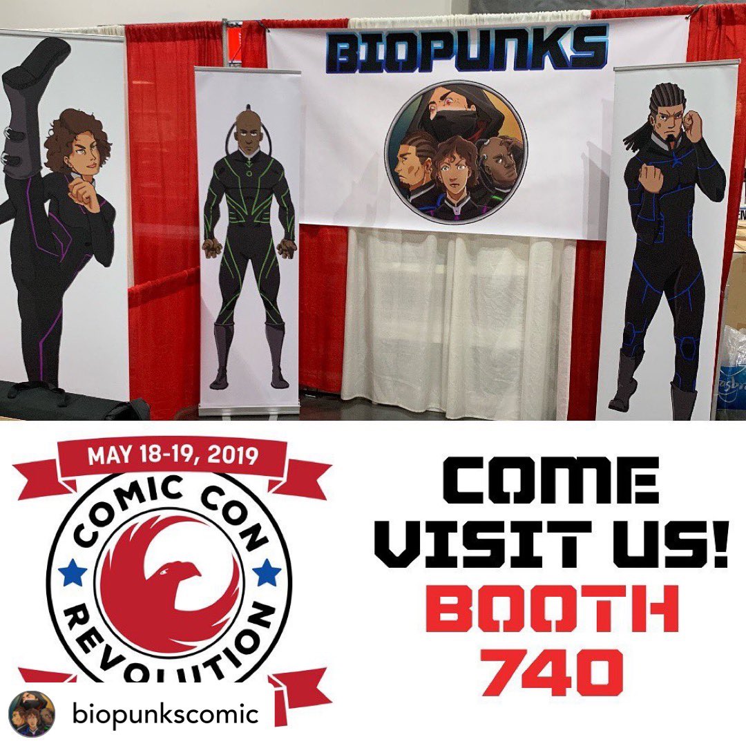 sinbadbad's tweet photo. Check this bad young man kit this weekend Posted @withrepost β’ @biopunkscomic Attention all comic heads in Ontario, CA! Come visit us at @comicconrevolution this weekend at the Ontario Convention Center & cop yourselves a copy of #BioPunks! πͺπ½πͺπ½πͺπ½ https://t.co/8wTufQmw4A