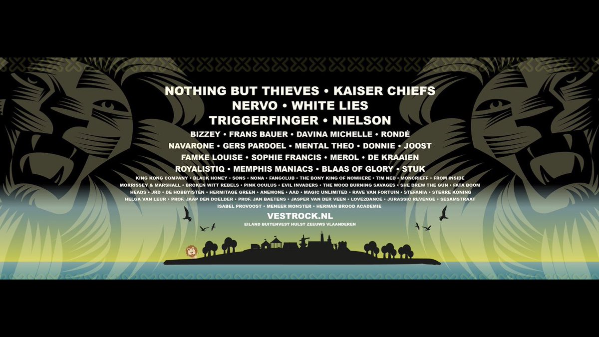 SusanSmits1's tweet photo. Inderdaad @Annemiekeishere de @KaiserChiefs komen @VESTROCK ❤️ 31 mei in @HulstNL https://t.co/vLdrbZzPxX
