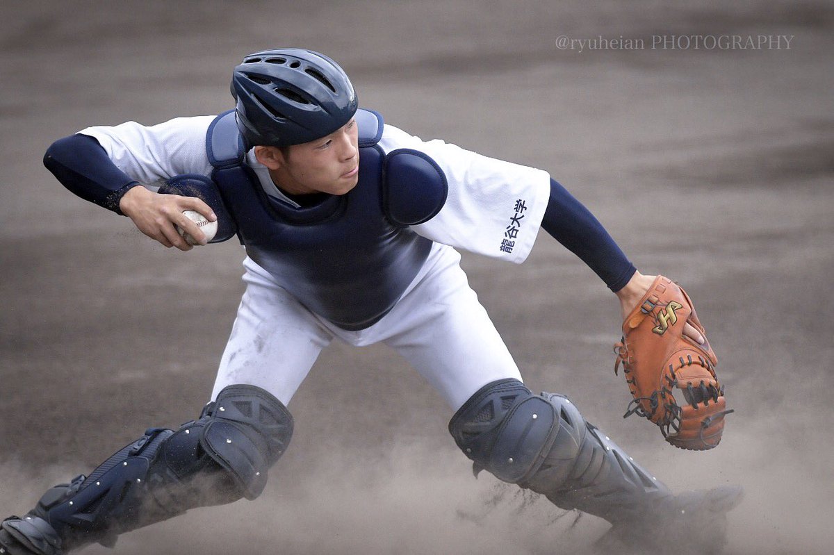 ryuheian's tweet photo. 春季京都大会準決勝
龍谷大平安・田島輝久捕手

2019.5.18 
わかさスタジアム京都

#龍谷大平安
#田島輝久 https://t.co/OVRzFOMS1O