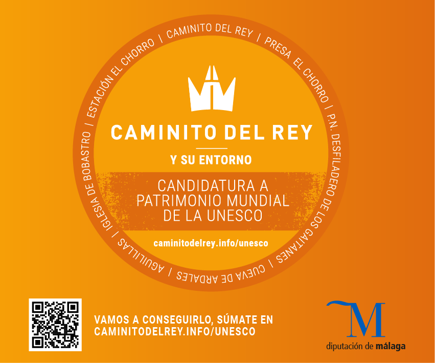 diputacionMLG's tweet photo. . @CaminitoDelRey_ como #PatrimonioMundial de la Humanidad. Súmate. #Unesco 👉 https://t.co/QNkl58jfGs https://t.co/kIREPtUQs9